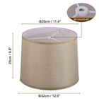 Drum Lamp Shades Linen Round Lamp Shade Lampshade Brown 11 6 