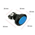 Arcade Led Button Push Oval Illuminated 12v Lamp Race Video Game Jamma Mame New