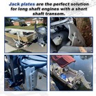 Adjustable 8   Outboard Boat Jack Plate For Jpl4800 Motor Power Lift Aluminum