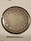 1872h Newfoundland 20 Cents Silver Coin