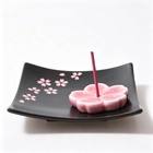 Japanese Ceramic Handmade Cute Cherry Blossom Incense Stick Holder Or Incense   