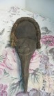 Vtg Papua New Guinea Sepik River Wooden Mask   13  X 4 5  Jute Hair