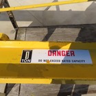 2000lb  1 Ton  Cap  Wall-mount Overbraced Tie-rod Jib Crane 230  Swing