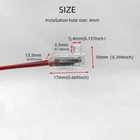12v Car Door Bowl Lights Concealed Installation Door Handle Light Led Red Green