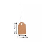 500 1000x Garage Sale Price Tag Size  5 Blank Merchandise Hang String Strung Usa
