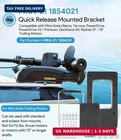 For Minn Kota 1854021 Quick Release Bracket Mka-21 For Terrova  Ulterra  Powerdr