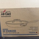 All Clad D5 Stainless Brushed 5-ply Bonded Cookware  Fry Pan With Lid  12 Inch