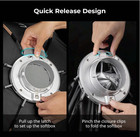 35  90cm Quick Release Octagon Softbox  Bowens Mount For Cob Studio Lights