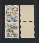 Us Efo Error Stamps  c92a Wright Bros Airmail  Major Color Shift Pair  Mnh