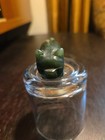 Vintage Jade Miniature Pig Figurine