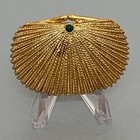 Rare Vintage Est  e Lauder Memento Green Stone Solid Perfume Compact From 1979