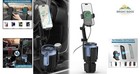 15w Wireless Charger For Car  Cup Holder Phone Mount With Smart Chip Technology
