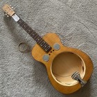 Diy Tiger Maple Dobro Resonator Guitar Mahogany Neck Rosewood 19 Frets Fretboard