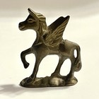 Vintage 2 Inch Brass Pegasus Winged Horse Figurine Miniature Jb Taiwan Roc