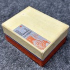 Marcelle Vintage Face Powder Box Old Sealed Orange Flower Vanity Decor Est 1874