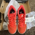 Adidas Vl Court 3 0 K Red White Suede Sneakers Unisex Kids Us Size 5 Jh8724