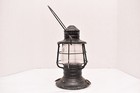 Antique Dietz Railroad Lantern Vintage Bell Bottom W Globe 