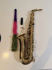 Professional Gold Alto Saxophone With Case And Accessories