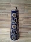 Reinh Merkelbach Hohr Grenzhausen Rare Stein Cobalt Blue Approx 12 1 4  X 4 