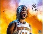 Jalen Brunson Hand Signed Auto 8x10 Color Photo Nyc Inscription