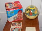Vintage 1967 Roly Poly Boat Chime In Box  