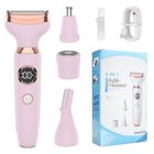 4-in-1 Electric Razor For Women Painless Hair Removal Face   Body Shaver Trimmer