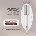 Professional Silver Large Barrel Nail Carbide Drill Bit Fine Grit