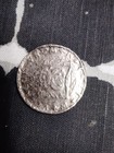 Medieval European Silver Coin Crest And Crown Design Silver Uncertified Ungraded