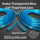 Sudco Semi-clear Blue 6mm I d  Fuel   Vent Line Hose   per Foot  