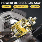 Circular Saw Corded  11a Electric Circular Saws 7-1 4-inch With Laser Guide  2 B