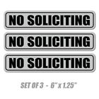 No Soliciting Sticker Decal Window Store Label Vinyl Business No Knocking Door