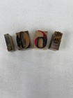 99pt Wood Type Block Set Numbers   Symbols  13pc Letterpress Printmaking 1 3 8 