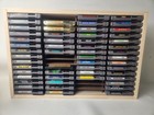 60 Nintendo Nes Game Cartridge Storage Rack   New Napa Valley Style Wood Holder