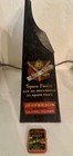 Vintage Early Jefferson Union Glass Fuse Driving Blind Advertising Store Display