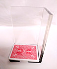 4-deck Acrylic Blackjack Dealer Professional Dealing Shoe   Discard Tray  nice 