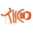 Orange Silicone Hose For 1994-2007 Ktm 400 620 625 640 660 Lc4 Adventure Duke Ii