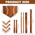 En Baseball Drip Necklace Display Holder  Championship Rings Display Wood