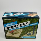 Triumph Wood Quoit Set With Rope Toss Rings Outdoor Yard Family Game Lawn Fun