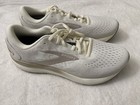 Brooks Ghost White Gray Black Men s Lace Up Low Top Running Walking Sneakers