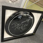 Soccer Great Pele Autographed Black Drumhead Insribed  10 Psa dna Authenticated