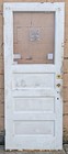 32 x79 Antique Vintage Solid Wood Wooden Entry Front Back Side Door Window Glass