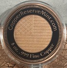 Copper Reserve Mint - Five  5  Ounce Round  999 Fine Copper Bullion Preorder