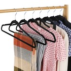100 Pack Velvet Hangers Non-slip Clothes Hangers Space Saving W 360   Swivel Hook