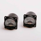 2x 500  a Panel Vu Meter Test W warm Back Light Recording audio Level Amp 630 Ohm