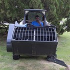Titan Attachments Skid Steer Concrete Mixer Attachment  Universal 17 7 Cu Ft