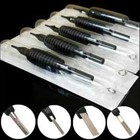 5 20 50 100 Pcs Sterile Disposable Tattoo Needle With Tube 3 4 Grip And Tip