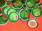 Vintage 100 Mello Yello Coca-cola Soda Pop Uncrimped Plastic Lined Bottle Caps