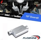 Universal Mufflers Dual Chamber Offset Inlet  id  Center Outlet  id  2 25 