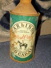 Carlings Red Cap Ale Cone Top Empty Beer Can Rustic 12oz