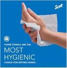 Scott 01000 Hard Roll Paper Towels 1000 Ft  1 5  Core  White  12 Rolls